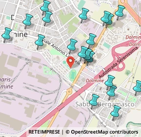 Mappa Via Tofane, 24044 Dalmine BG, Italia (0.598)