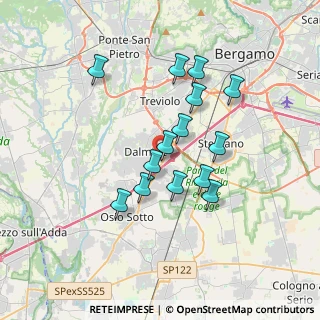 Mappa Via Tofane, 24044 Dalmine BG, Italia (3.01429)