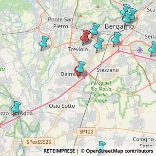 Mappa Via Tofane, 24044 Dalmine BG, Italia (5.72538)