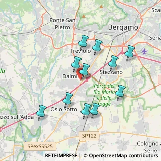 Mappa Via Tofane, 24044 Dalmine BG, Italia (3.49909)