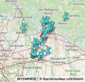 Mappa Via Tofane, 24044 Dalmine BG, Italia (10.7485)