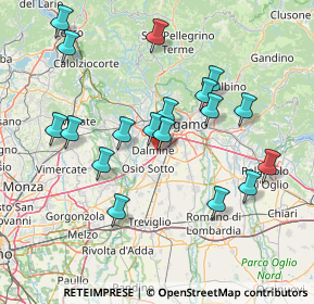 Mappa Via Tofane, 24044 Dalmine BG, Italia (14.99556)