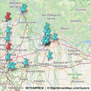 Mappa Via Tofane, 24044 Dalmine BG, Italia (19.132)