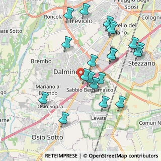 Mappa Via Tofane, 24044 Dalmine BG, Italia (2.133)