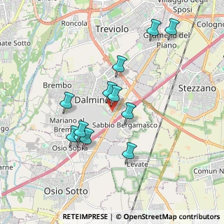 Mappa Via Tofane, 24044 Dalmine BG, Italia (1.7175)
