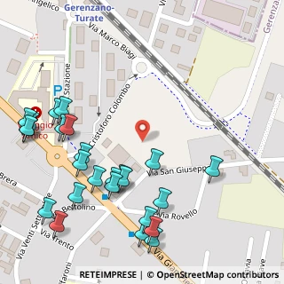 Mappa Via San Giuseppe, 21040 Gerenzano VA, Italia (0.156)
