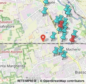 Mappa Strada Comunale delle Prigioni, 20845 Sovico MB, Italia (1.07444)