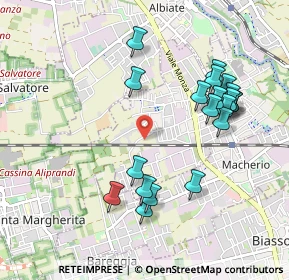 Mappa Strada Comunale delle Prigioni, 20845 Sovico MB, Italia (0.989)