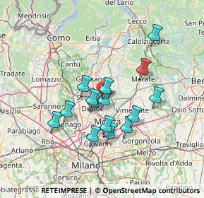 Mappa Strada Comunale delle Prigioni, 20845 Sovico MB, Italia (11.42467)