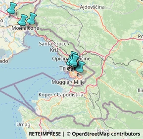 Mappa Via dei Piccardi, 34138 Trieste TS, Italia (18.89857)