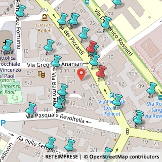 Mappa Via Bartoletti, 34138 Trieste TS, Italia (0.07692)