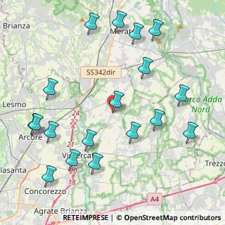 Mappa Strada Provinciale, 20881 Bernareggio MB, Italia (4.97833)