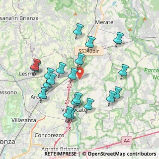 Mappa Via Gioacchino Rossini, 20866 Carnate MB, Italia (3.804)