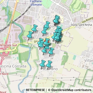 Mappa Via Gioacchino Rossini, 20866 Carnate MB, Italia (0.3037)