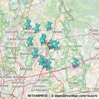 Mappa Via Gioacchino Rossini, 20866 Carnate MB, Italia (6.00308)