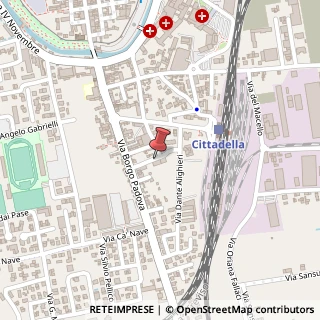 Mappa Via Prima Mattina, 10, 35013 Cittadella, Padova (Veneto)