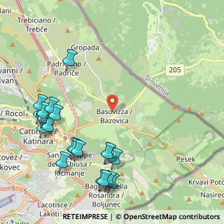 Mappa Basovizza, 34149 Trieste TS, Italia (2.6565)