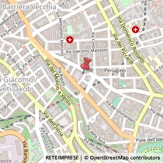 Mappa Piazza del Perugino, 7, 34138 Trieste, Trieste (Friuli-Venezia Giulia)