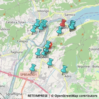Mappa Via Donatori del Sangue, 25031 Capriolo BS, Italia (1.73474)