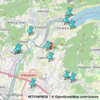 Mappa Via Donatori del Sangue, 25031 Capriolo BS, Italia (2.6325)