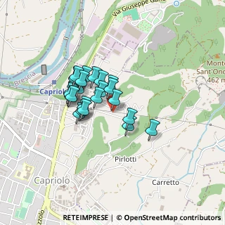 Mappa Via Donatori del Sangue, 25031 Capriolo BS, Italia (0.31852)