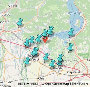 Mappa Via Donatori del Sangue, 25031 Capriolo BS, Italia (6.78474)