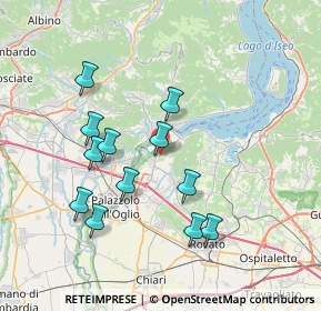 Mappa Via Donatori del Sangue, 25031 Capriolo BS, Italia (7.01917)