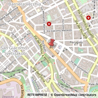 Mappa Viale Gabriele D'Annunzio, 23, 34138 Trieste, Trieste (Friuli-Venezia Giulia)