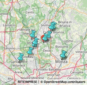 Mappa Via Carlo Marx, 20831 Seregno MB, Italia (5.47455)