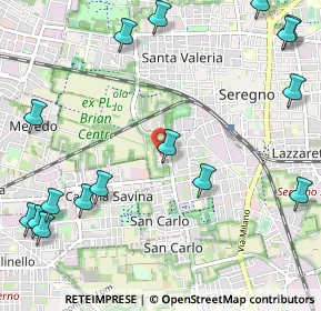 Mappa Via Carlo Marx, 20831 Seregno MB, Italia (1.48938)