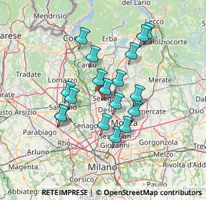 Mappa Via Carlo Marx, 20831 Seregno MB, Italia (11.43167)