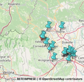 Mappa Via dello Sport, 36078 Valdagno VI, Italia (14.682)