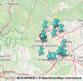 Mappa Via dello Sport, 36078 Valdagno VI, Italia (11.74467)