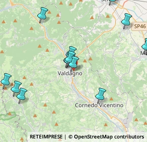 Mappa Via dello Sport, 36078 Valdagno VI, Italia (5.766)