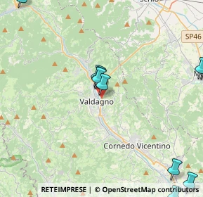 Mappa Via dello Sport, 36078 Valdagno VI, Italia (6.70467)