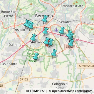 Mappa Via Stezzano, 24050 Zanica BG, Italia (3.22857)