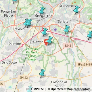 Mappa Via Stezzano, 24050 Zanica BG, Italia (5.75455)