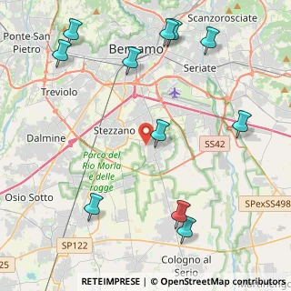 Mappa Via Stezzano, 24050 Zanica BG, Italia (5.41091)