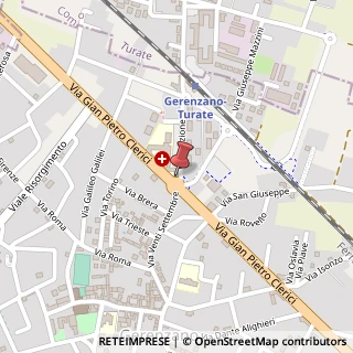 Mappa Via alla Stazione, 5, 21040 Gerenzano, Varese (Lombardia)