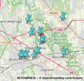 Mappa Via Don G. Nava, 21055 Gorla Minore VA, Italia (3.43167)