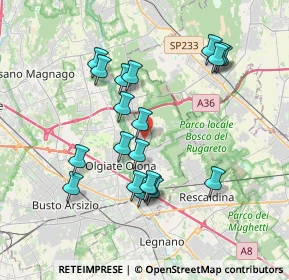 Mappa Via Don G. Nava, 21055 Gorla Minore VA, Italia (3.5675)
