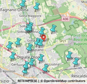 Mappa Via Don G. Nava, 21055 Gorla Minore VA, Italia (2.2655)