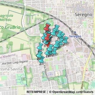 Mappa Via Bertold Brecht, 20831 Seregno MB, Italia (0.23571)