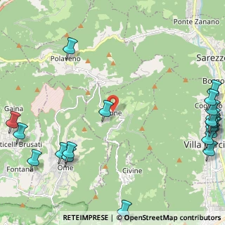 Mappa Via Silviane, 25060 Brione BS, Italia (3.444)