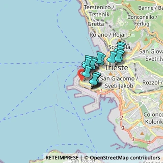 Mappa Via Francesco Hermet, 34123 Trieste TS, Italia (1.064)