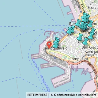 Mappa Via Francesco Hermet, 34123 Trieste TS, Italia (1.418)