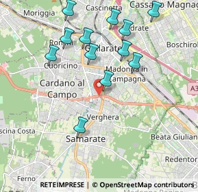 Mappa Via Casati, 21017 Samarate VA, Italia (2.03583)