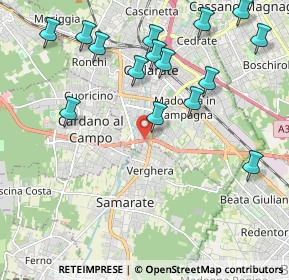 Mappa Via Casati, 21017 Samarate VA, Italia (2.35667)