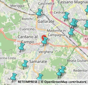 Mappa Via Casati, 21017 Samarate VA, Italia (2.94643)