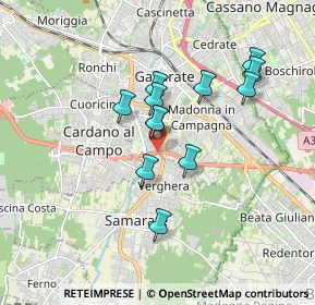 Mappa Via Casati, 21017 Samarate VA, Italia (1.45083)